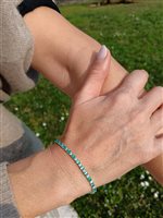Vicenza - Piazzetta Palladio 2 - Armband Crivelli SMERALDO in Weißgold Smeraldo 5.20 Ct 421-BR-OV-4-3 - 421-BR-OV-4-3